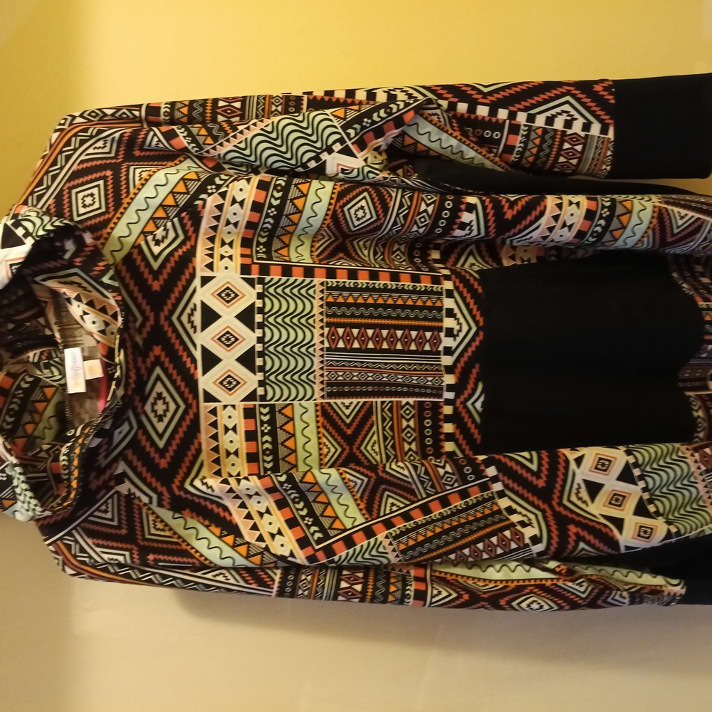 Lularoe Multicolor Geometric Jacket - image 1